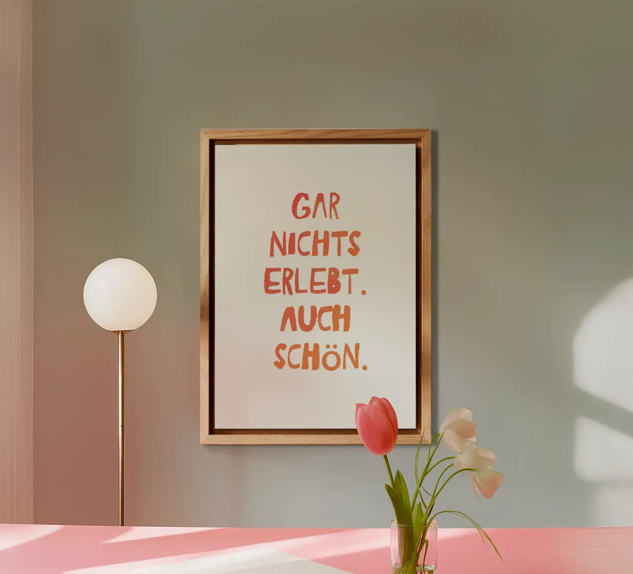 Gar Nichts Erlebt alluminio dibond da Attaboy Dsgn