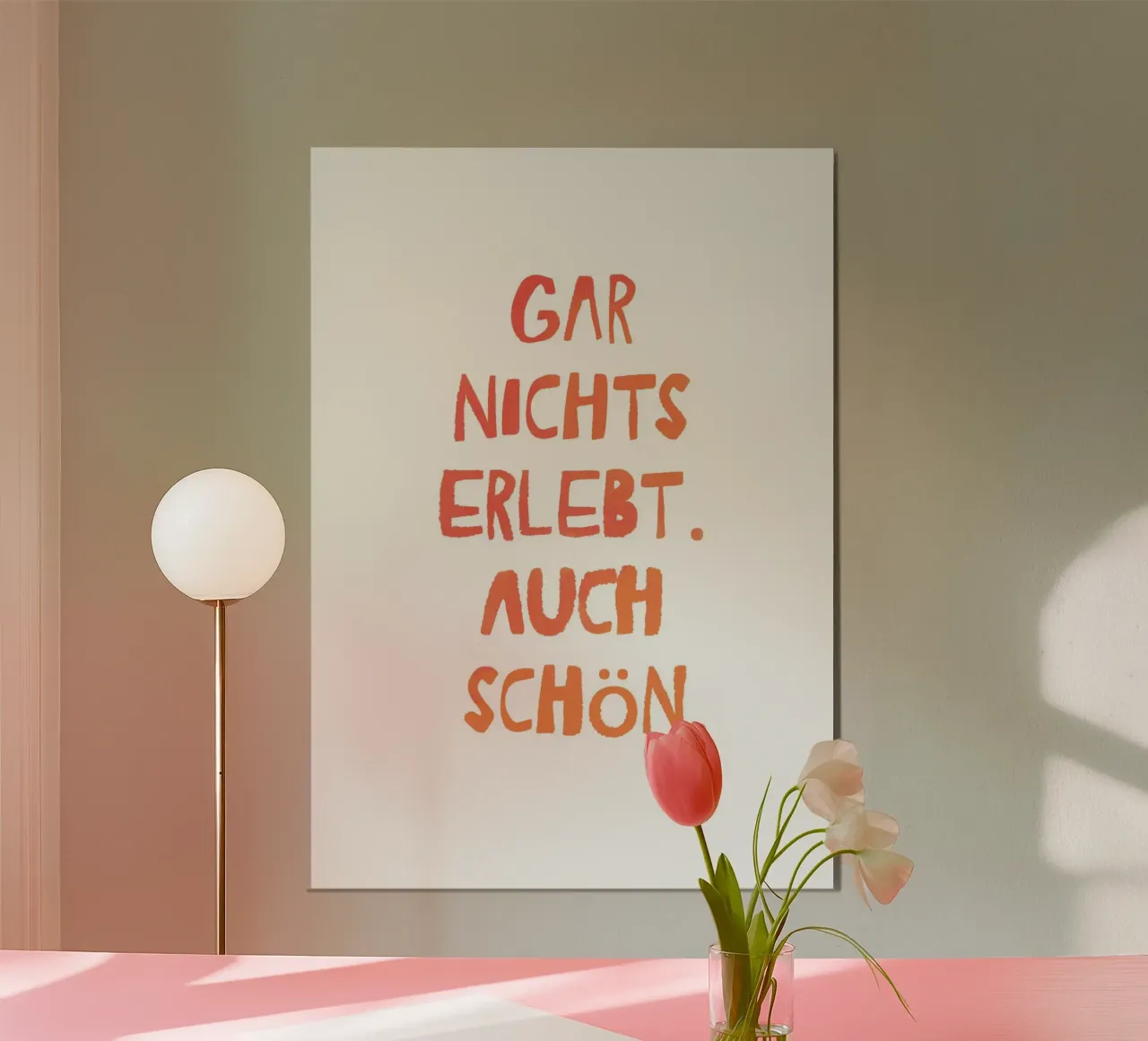 Gar Nichts Erlebt alluminio dibond da Attaboy Dsgn
