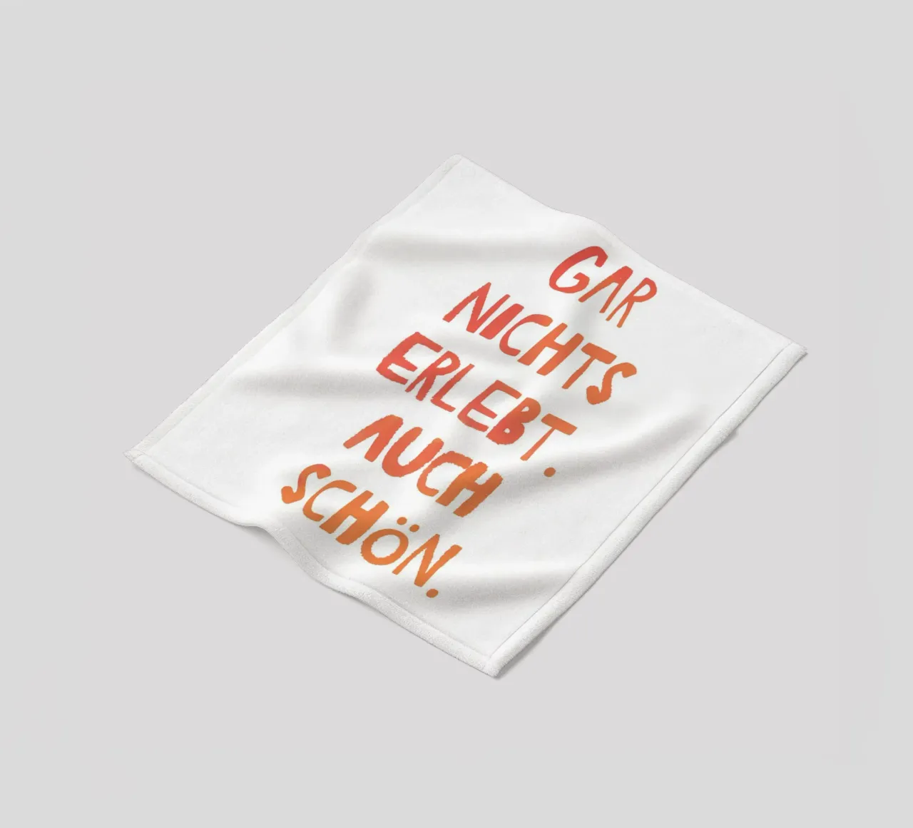 Gar Nichts Erlebt coperta in pile da Attaboy Dsgn