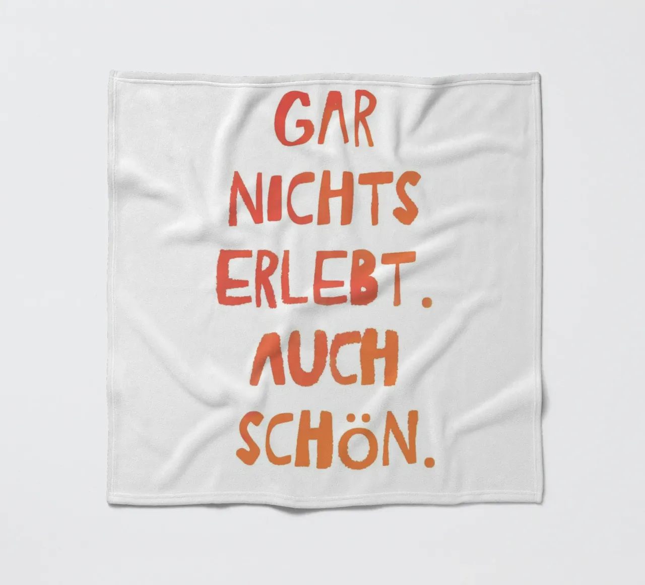 Gar Nichts Erlebt coperta in pile da Attaboy Dsgn
