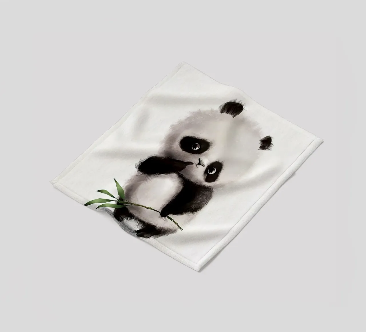 Panda premuroso coperta in pile da Emil Art Studio