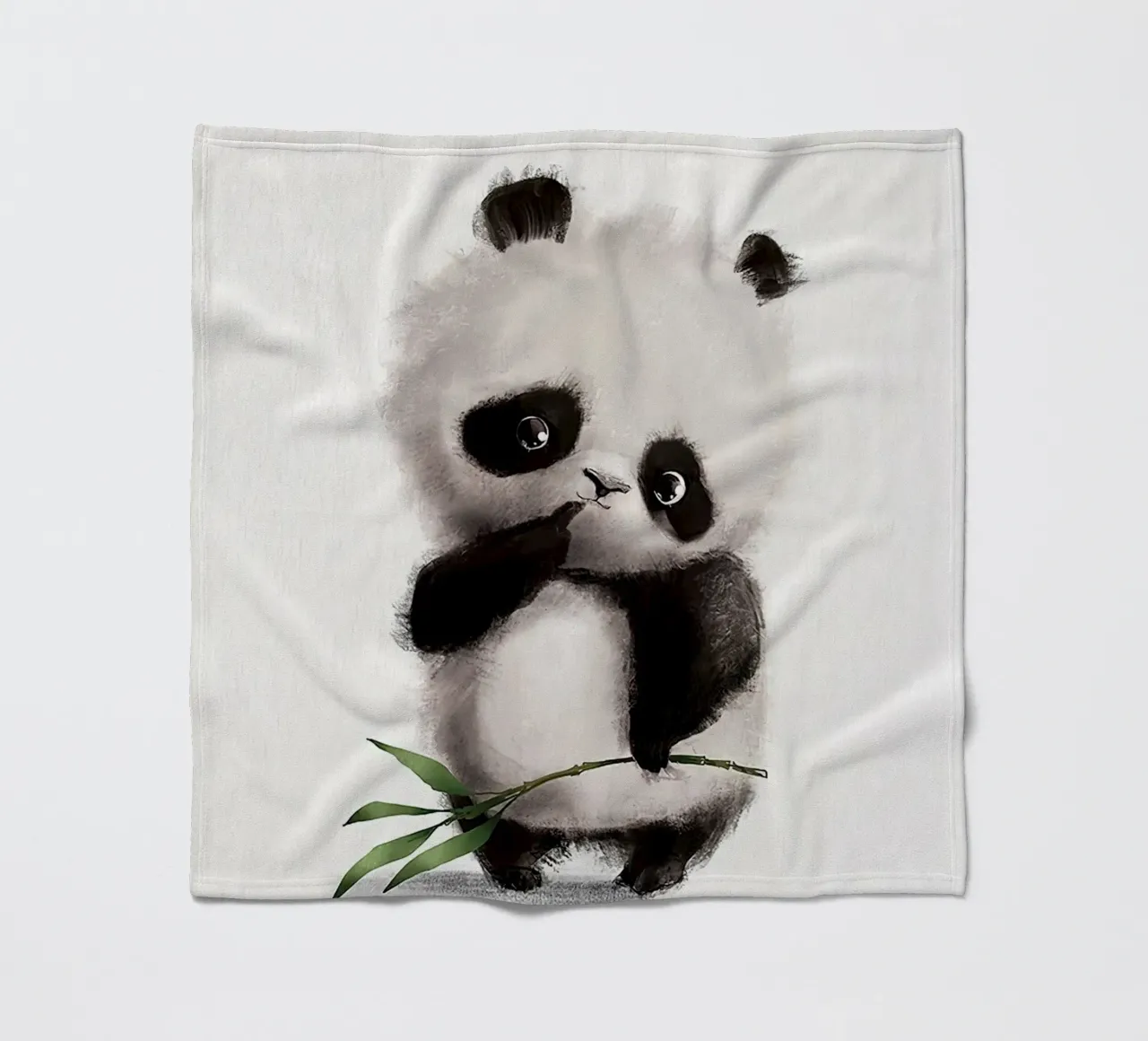 Panda premuroso coperta in pile da Emil Art Studio