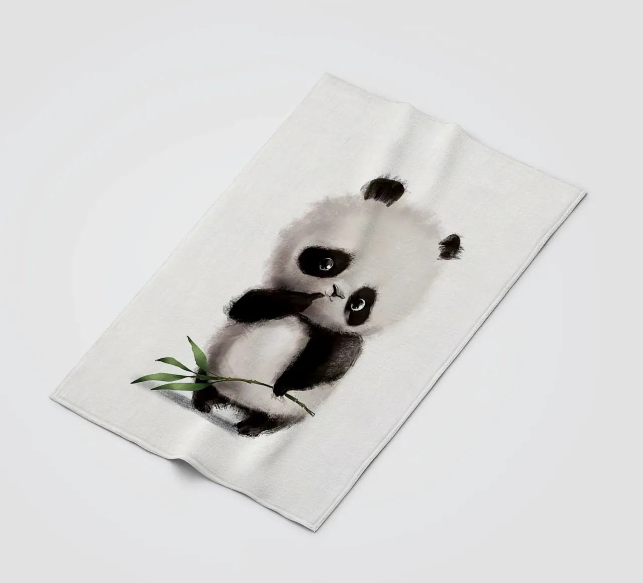 Panda premuroso coperta in pile da Emil Art Studio