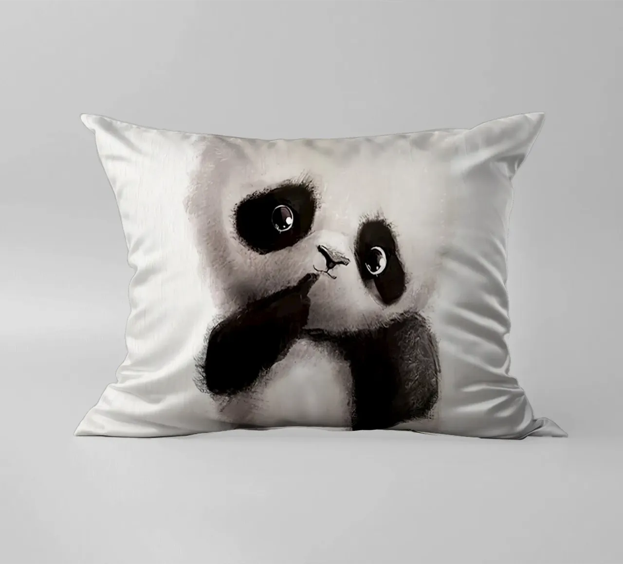 Panda premuroso cuscino da Emil Art Studio