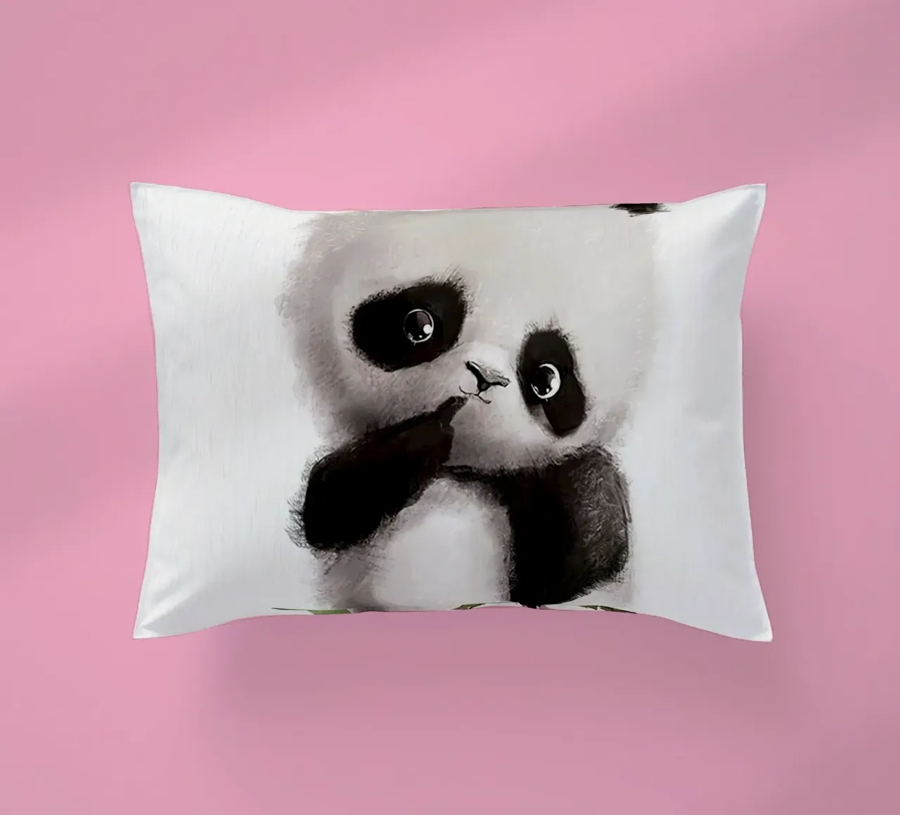 Panda premuroso cuscino da Emil Art Studio