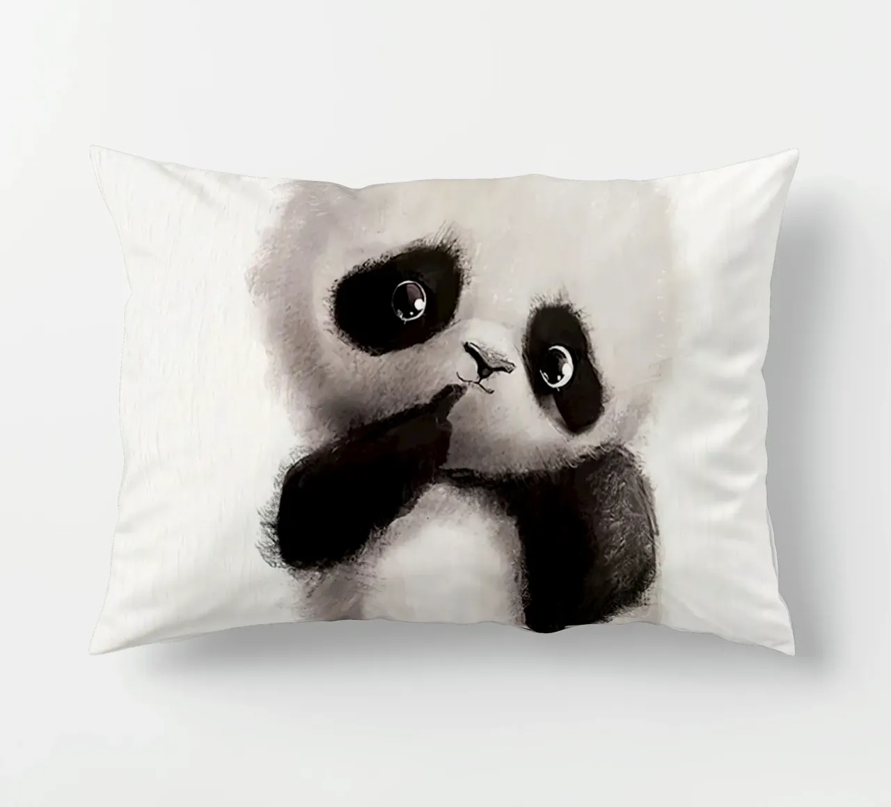Panda premuroso cuscino da Emil Art Studio