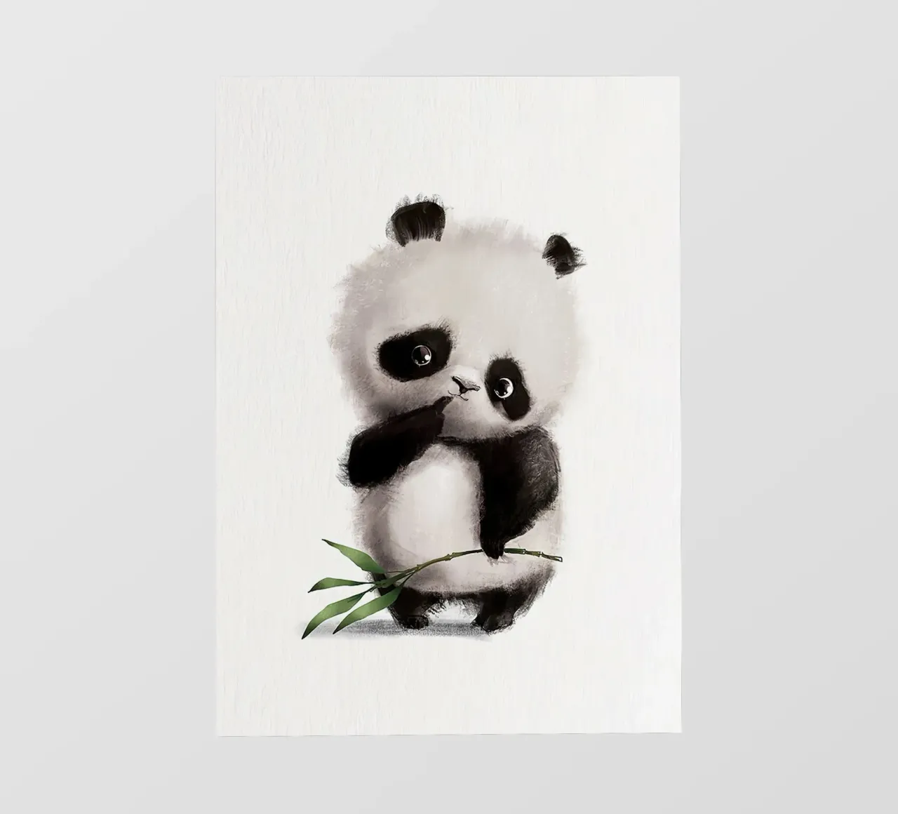 Panda premuroso telo in pvc da Emil Art Studio