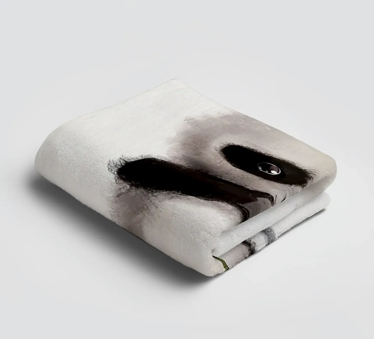 Panda premuroso asciugamano da bagno da Emil Art Studio
