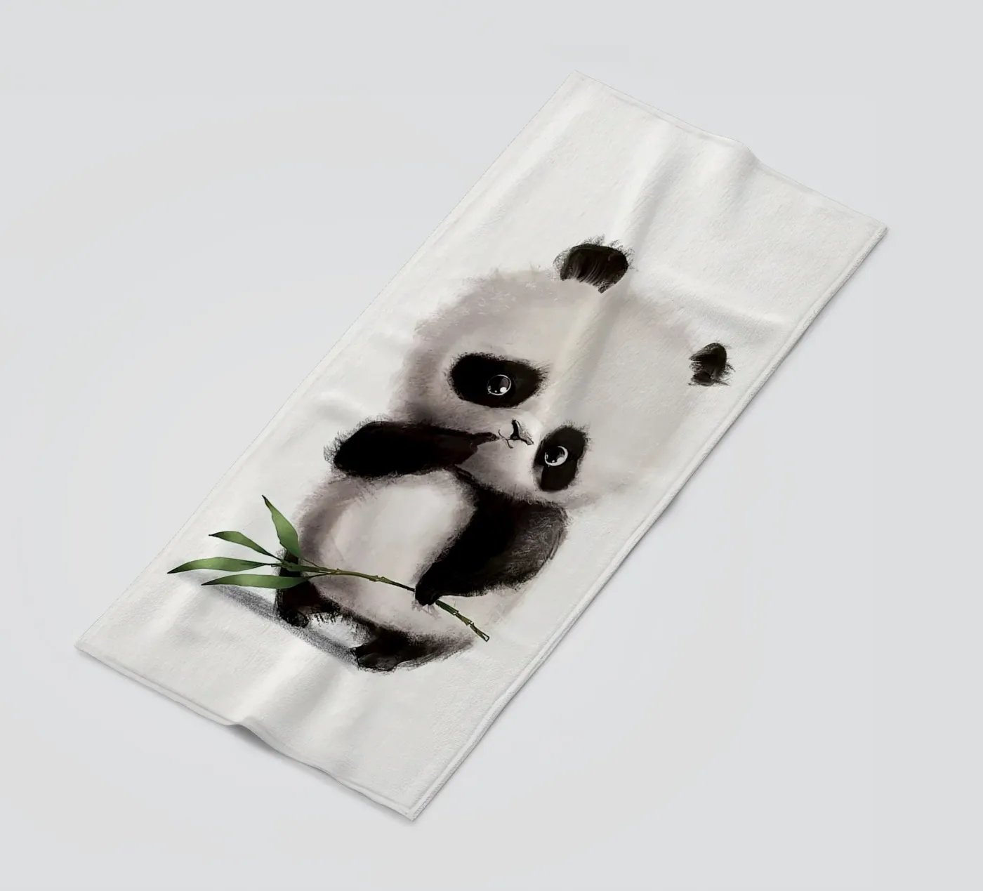 Panda premuroso telo mare da Emil Art Studio