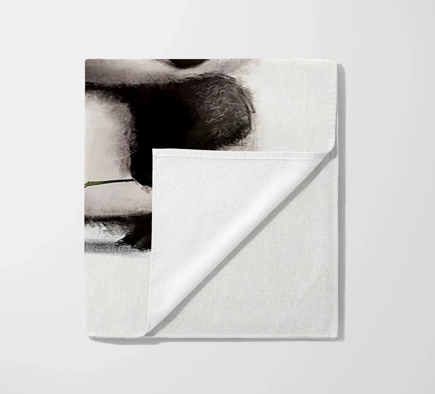 Panda premuroso telo mare da Emil Art Studio