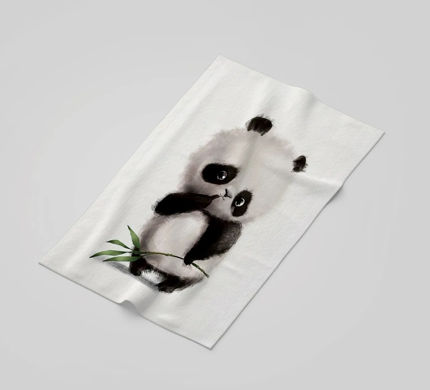 Panda premuroso telo mare da Emil Art Studio