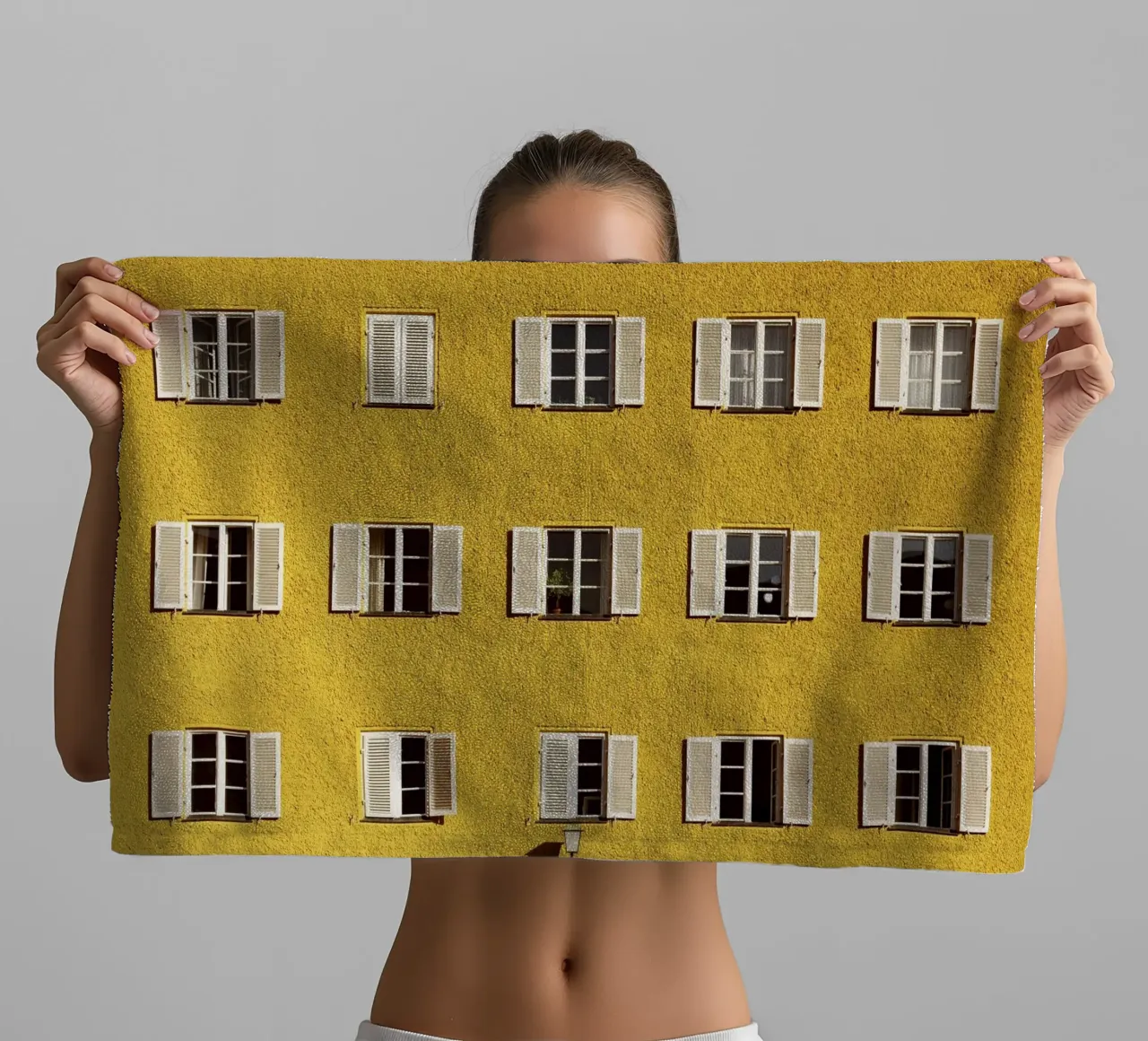 Bortei Vietrel Munich, window front towel by Borstei München