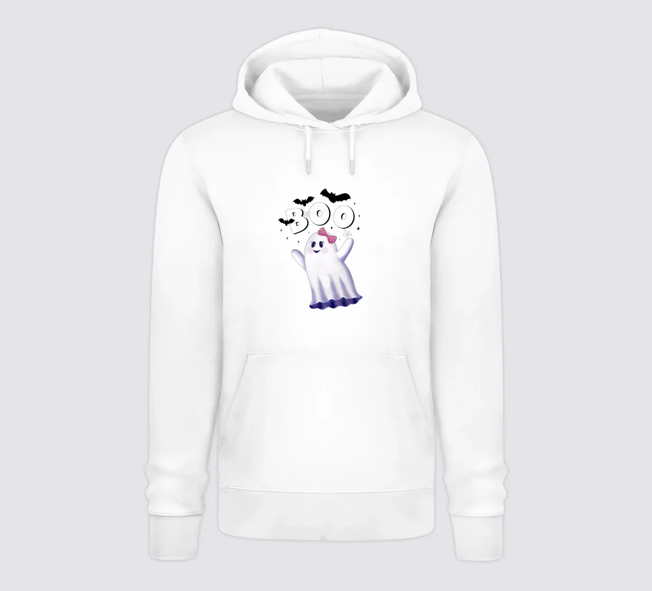 Boo. L'ora delle streghe e Halloween. felpa con cappuccio da CalliLetters
