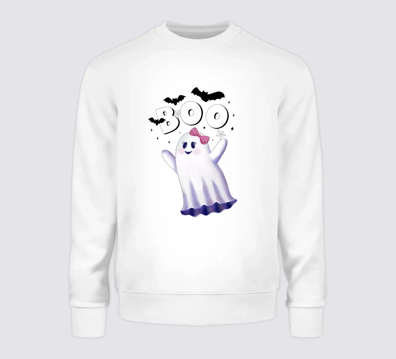 Boo. La hora de las brujas y Halloween. sudadera de CalliLetters