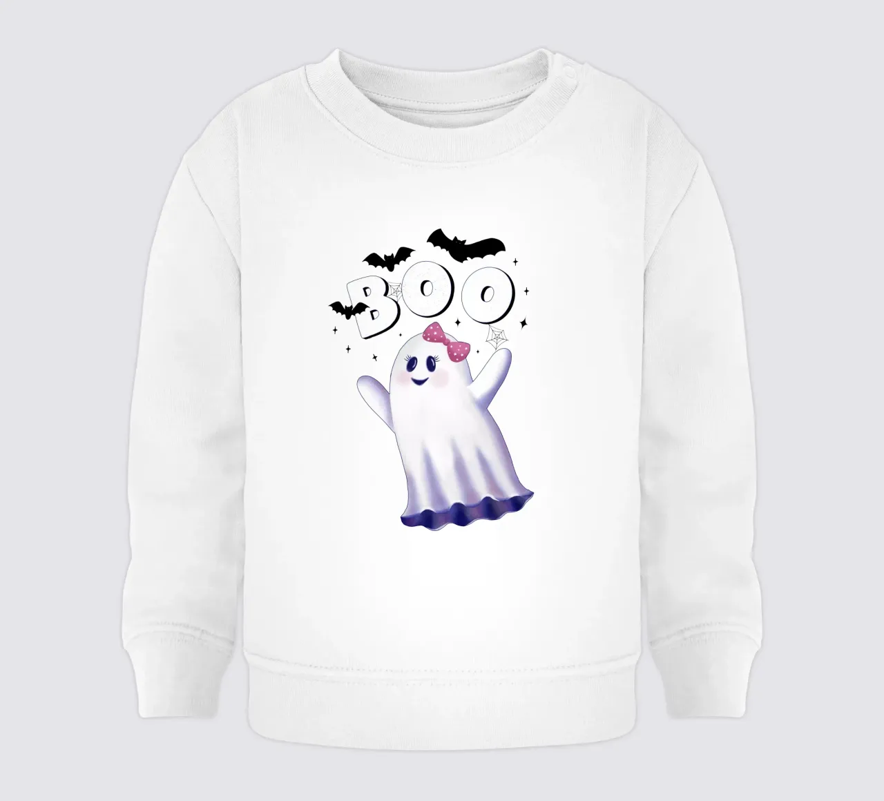 Boo. L'ora delle streghe e Halloween. felpa neonato da CalliLetters