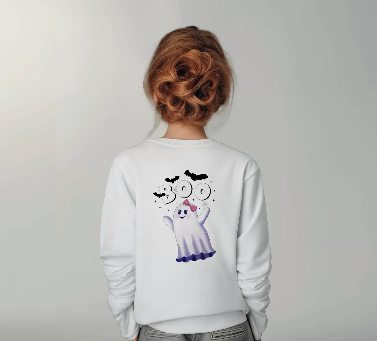 Boo. L'ora delle streghe e Halloween. felpa bambino da CalliLetters