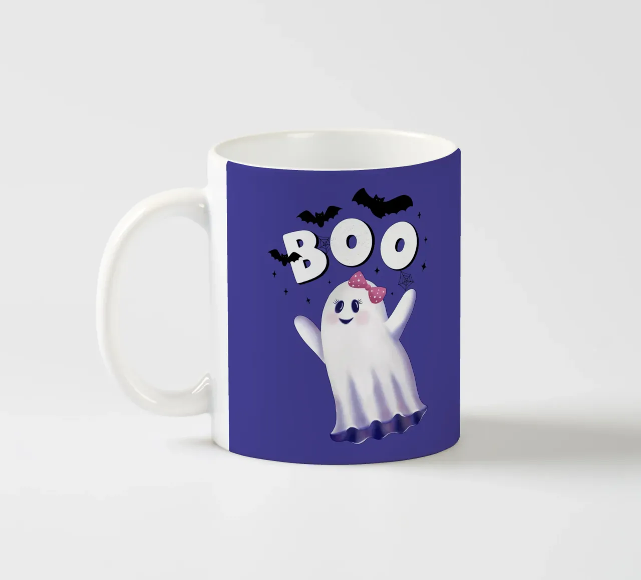 Boo. L'ora delle streghe e Halloween. tazza in ceramica da CalliLetters