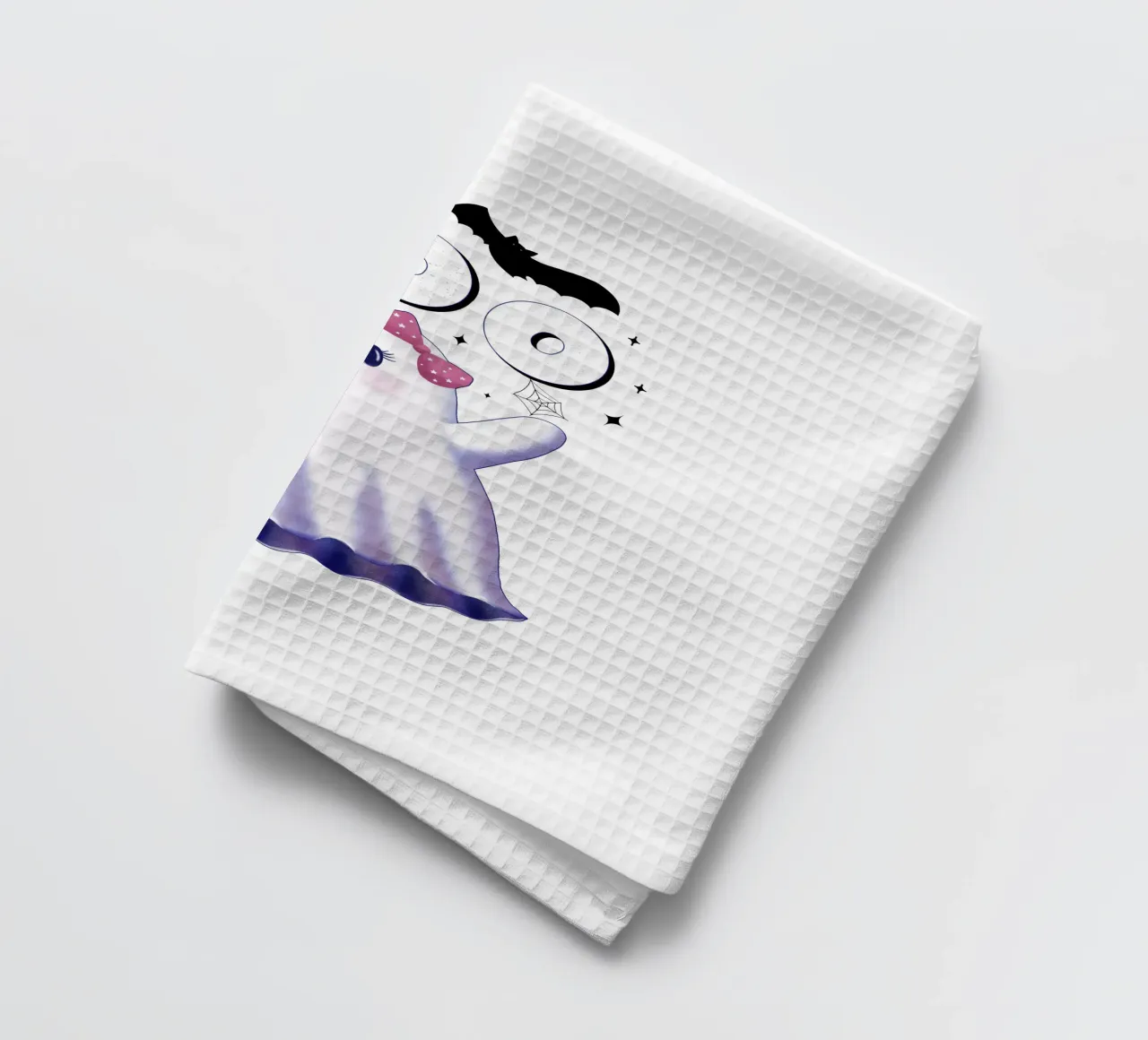 Boo. L'ora delle streghe e Halloween. canovaccio da cucina da CalliLetters