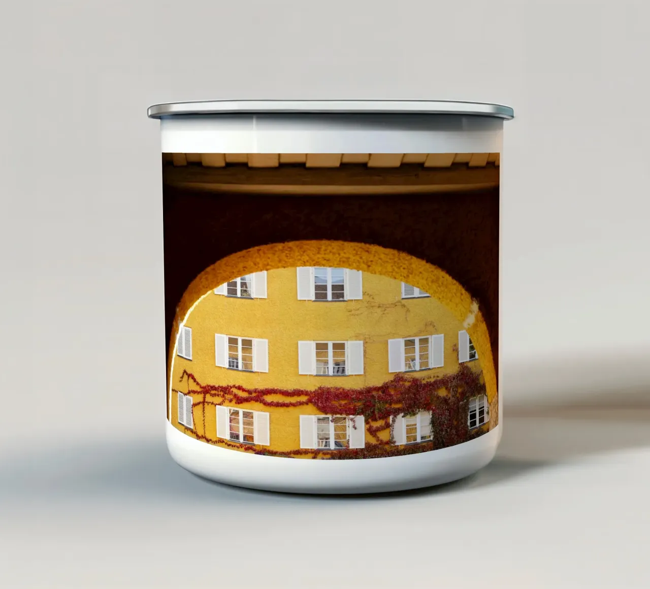 Quartiere Borstei a Monaco tazza in smalto da Borstei München