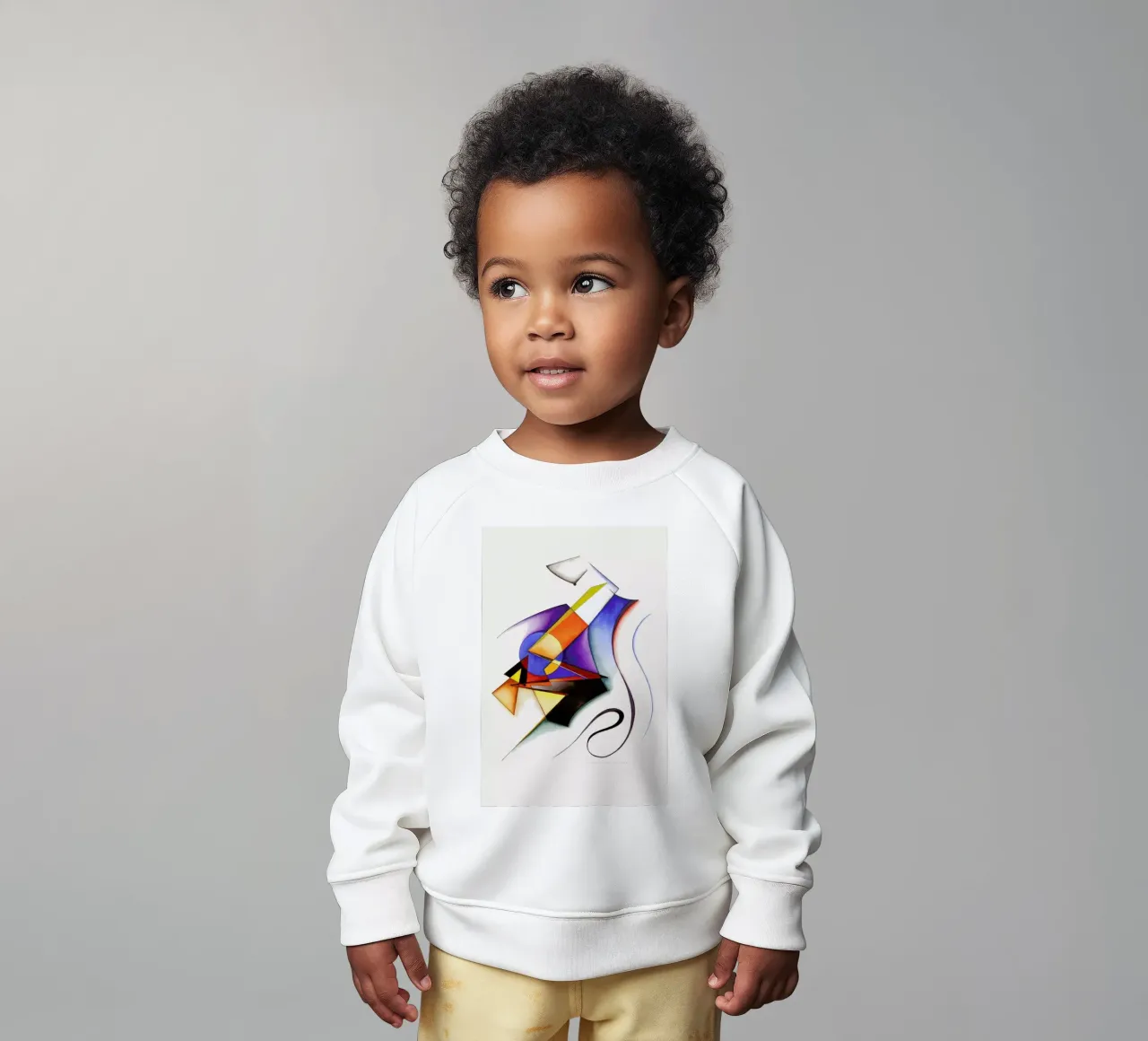 Gewitter plötzlicher Schlag (1985) baby sweatshirt by Heinrich Neuy