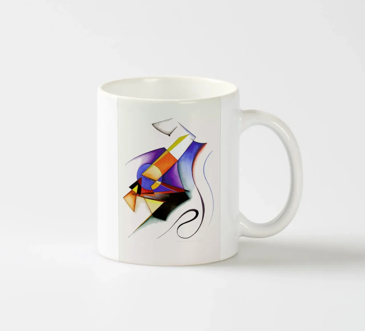 Gewitter plötzlicher Schlag (1985) ceramic mug by Heinrich Neuy