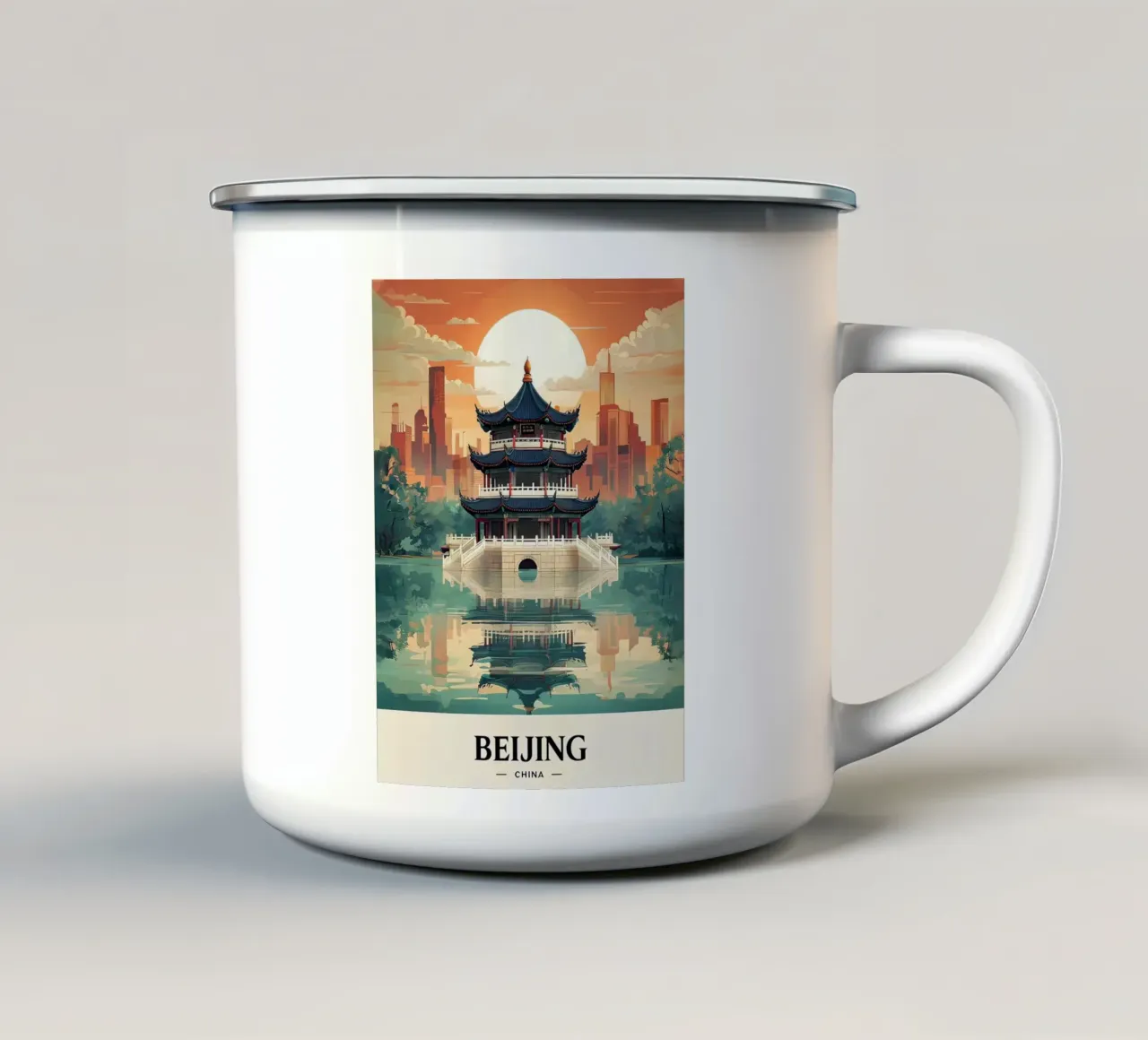 Manifesto di Pechino tazza in smalto da 🎁 NOBELART