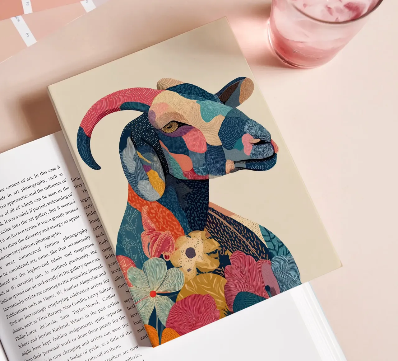 Portrait of a Goat in Bloom diario da Luca
