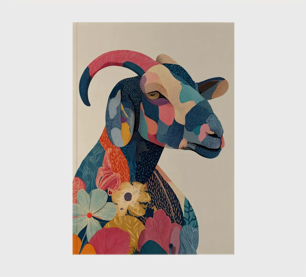 Portrait of a Goat in Bloom diario da Luca