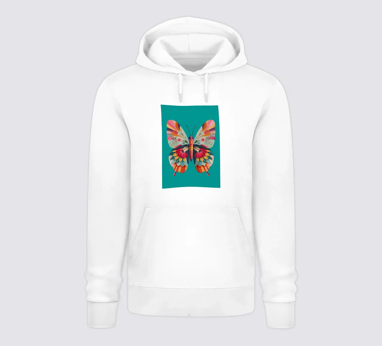 Study of a Butterfly in Bloom sudadera con capucha de Luca