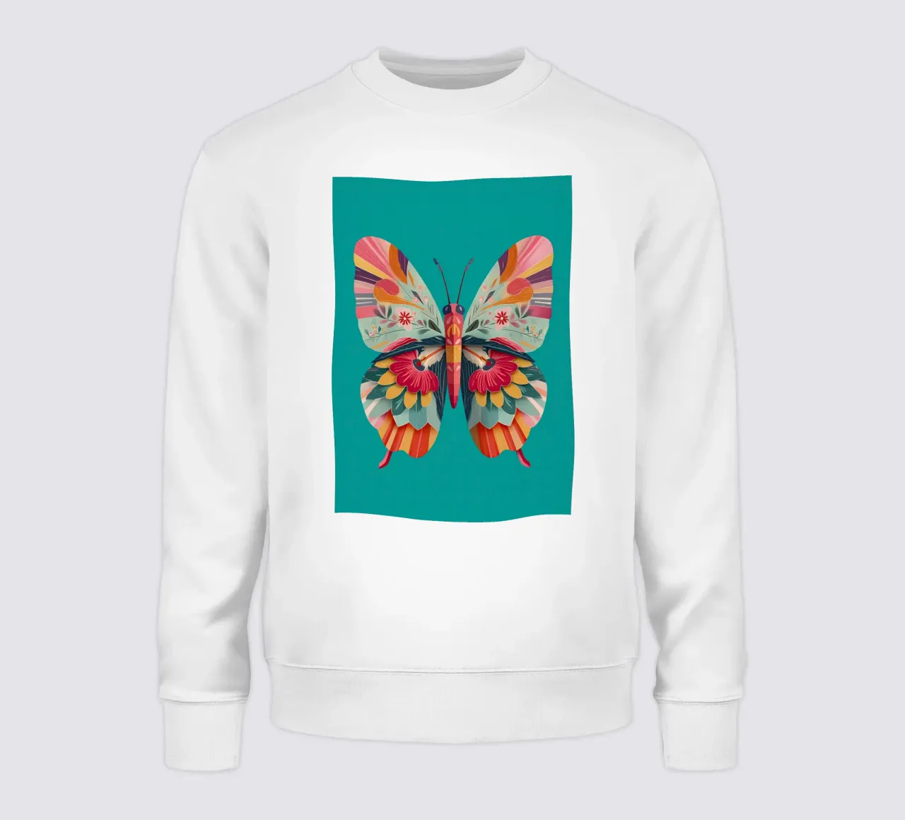 Study of a Butterfly in Bloom Sweatshirt von Luca