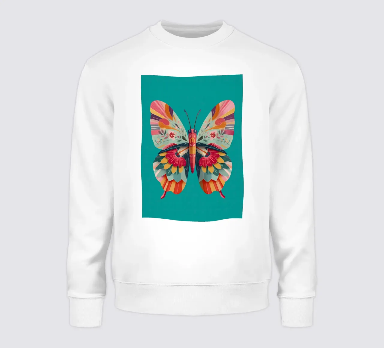 Study of a Butterfly in Bloom felpa da Luca