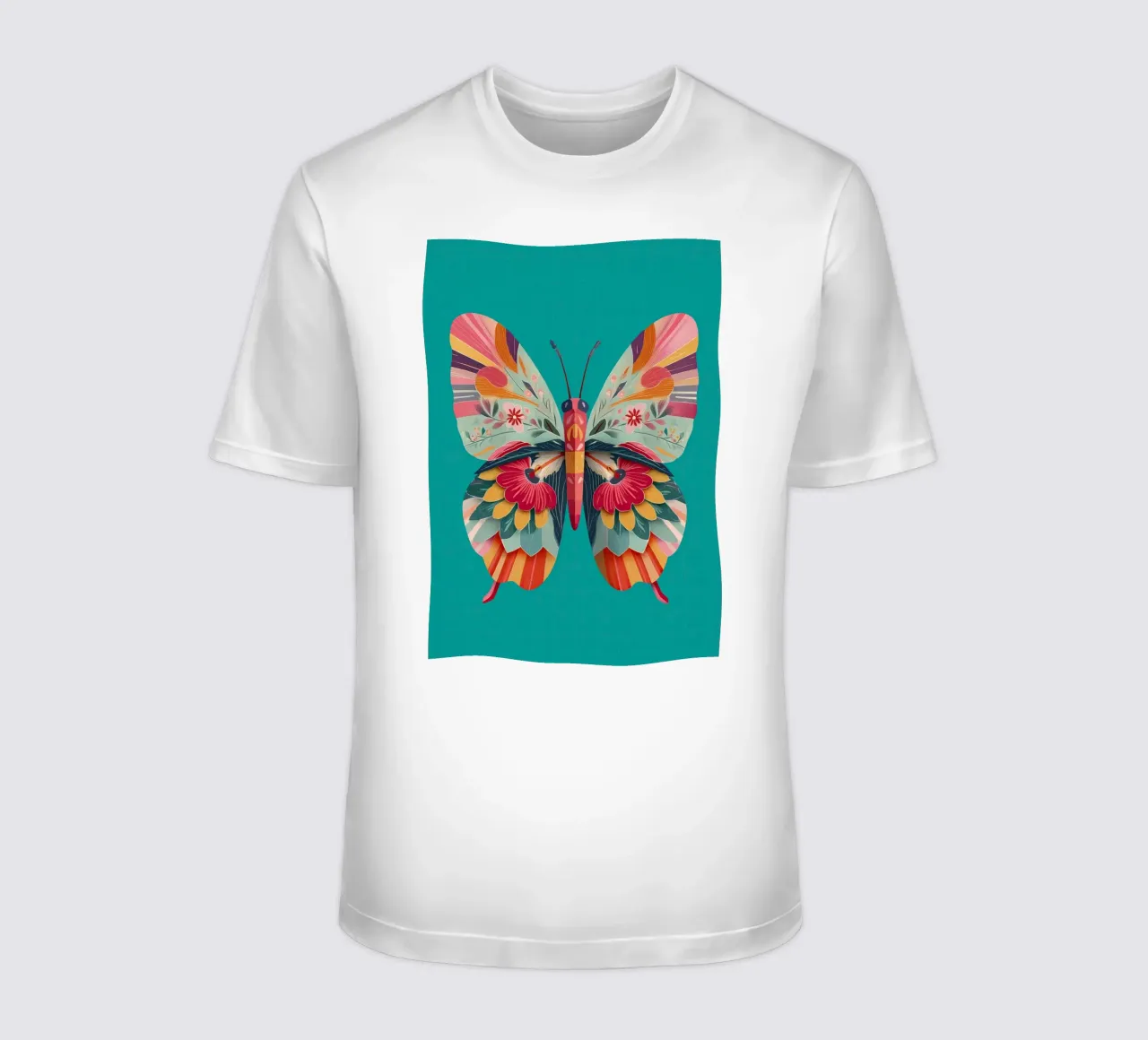 Study of a Butterfly in Bloom t-shirt da Luca