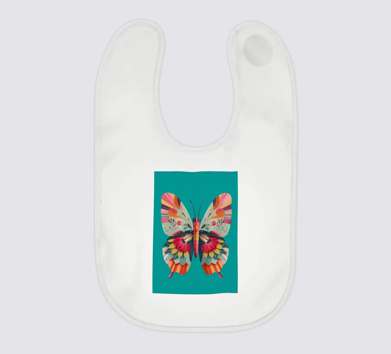 Study of a Butterfly in Bloom Babylätzchen von Luca