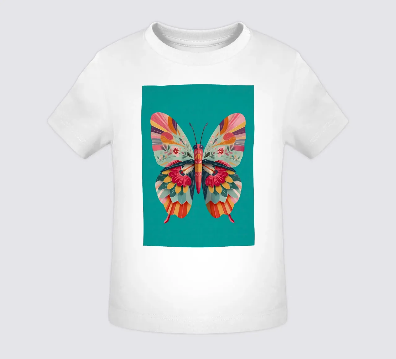 Study of a Butterfly in Bloom camiseta de bebé de Luca