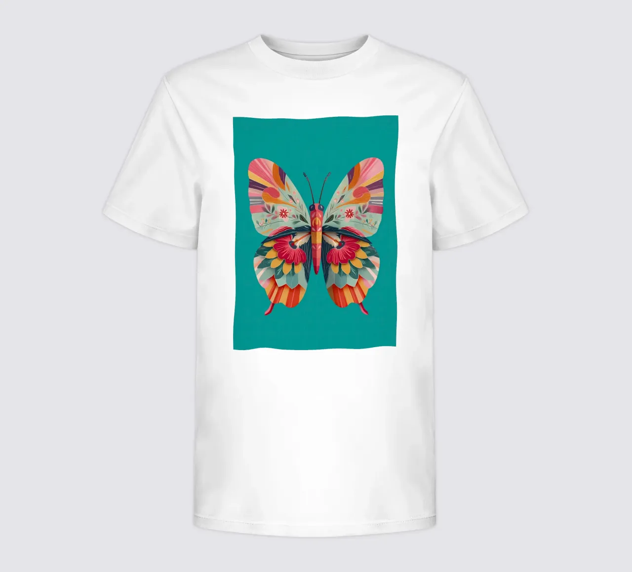 Study of a Butterfly in Bloom t-shirt bambini da Luca