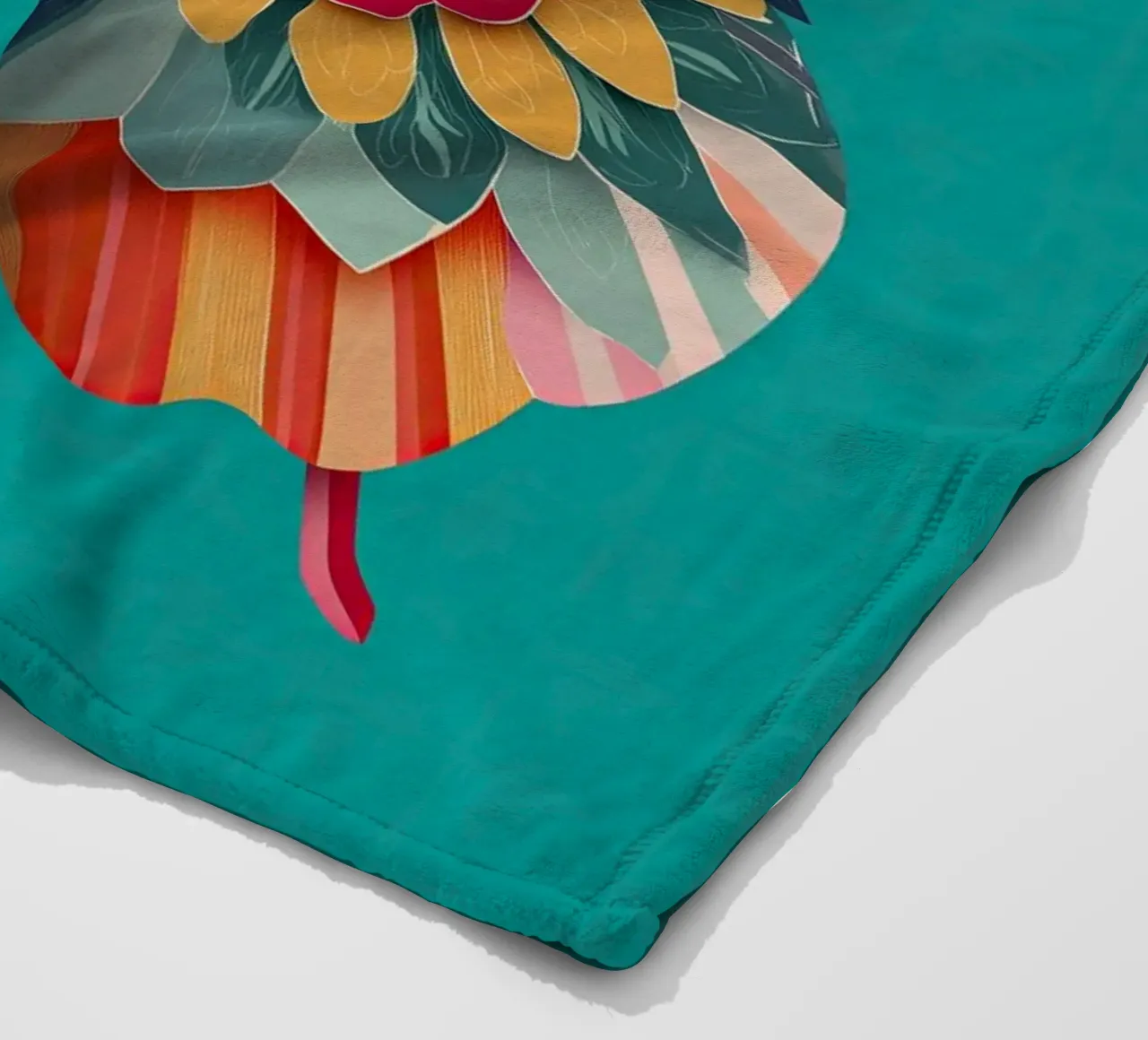 Study of a Butterfly in Bloom fleece blanket by Luca