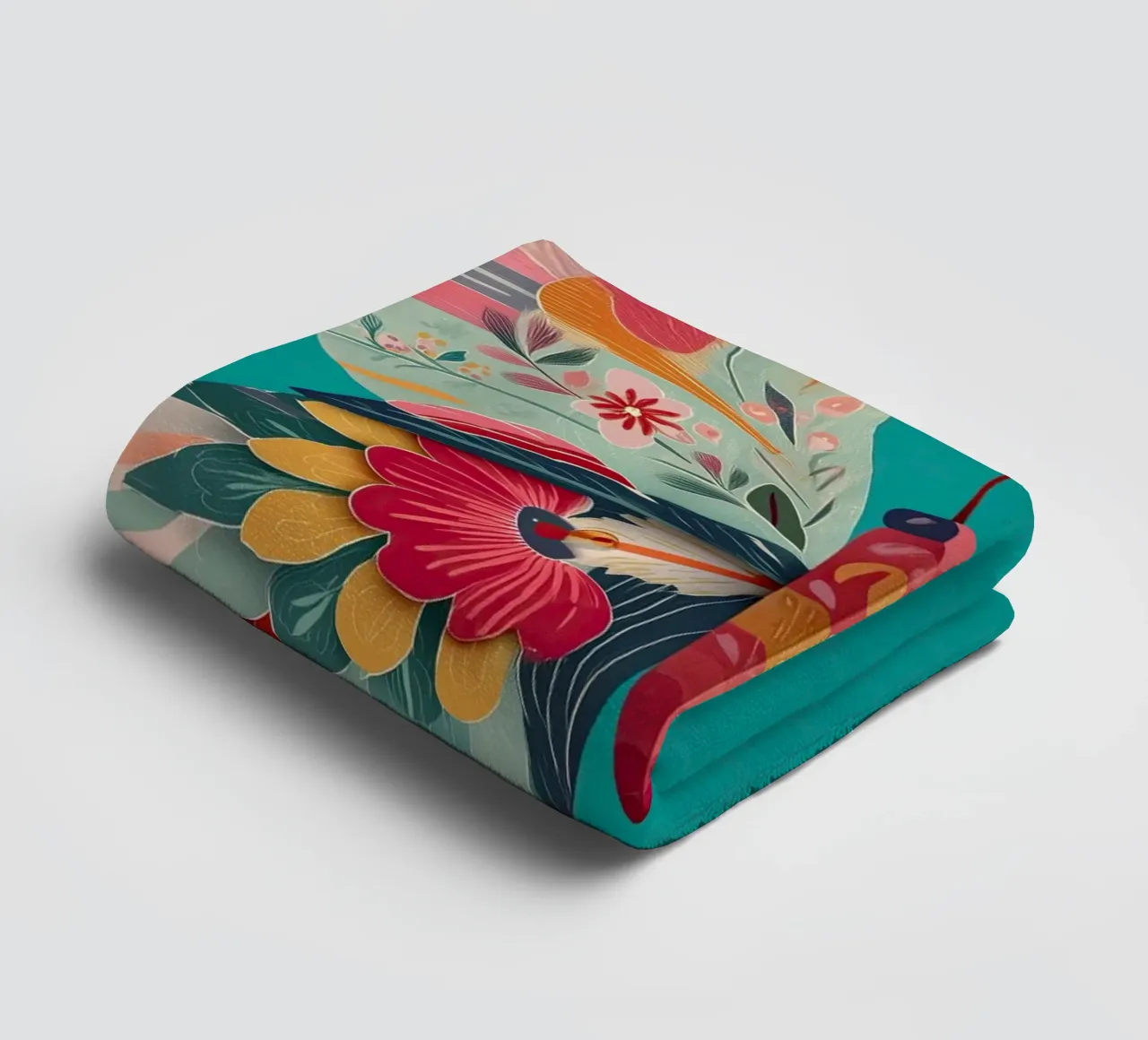 Study of a Butterfly in Bloom towel by Luca