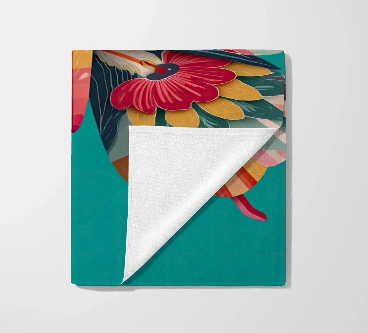 Study of a Butterfly in Bloom beach towel by Luca