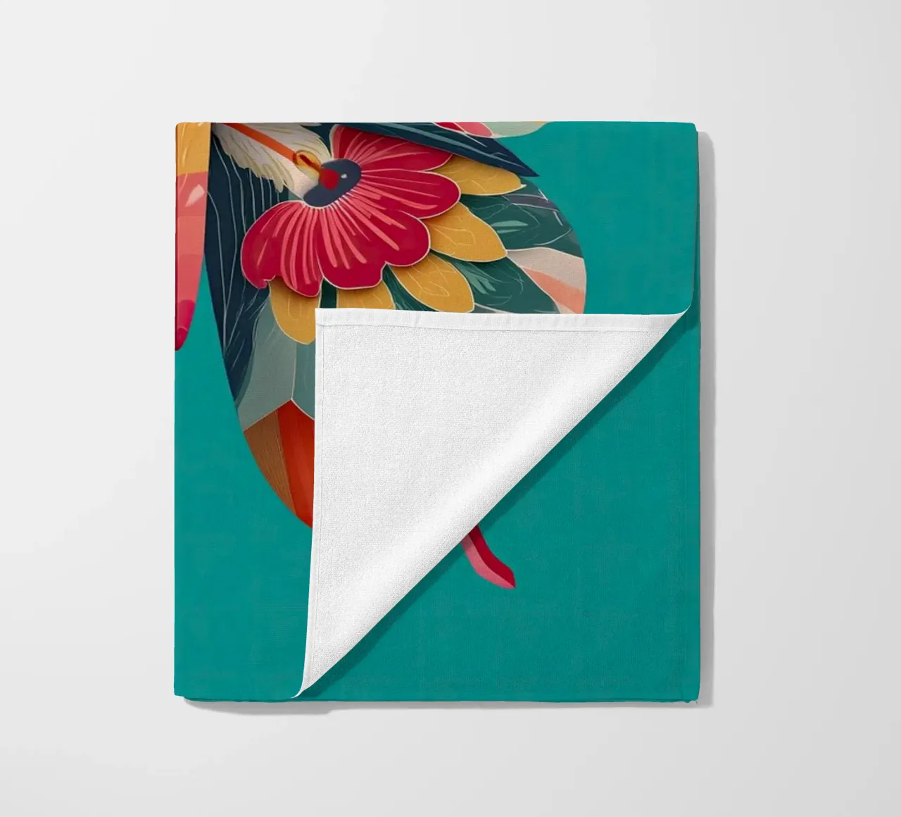 Study of a Butterfly in Bloom beach towel by Luca
