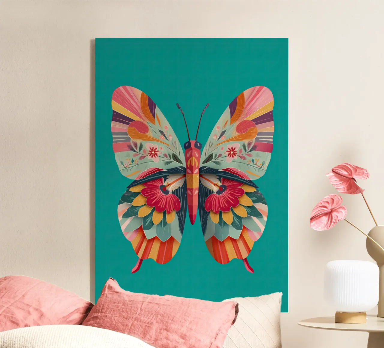 Study of a Butterfly in Bloom plexiglass da Luca