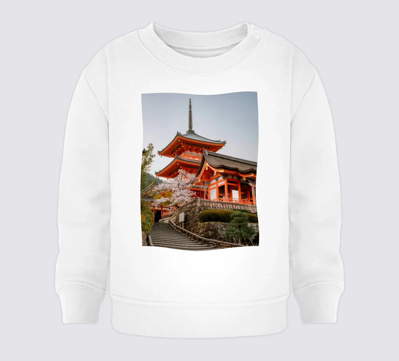Kiyomizudera all'alba a Kyoto, Giappone felpa neonato da mbgraphx2