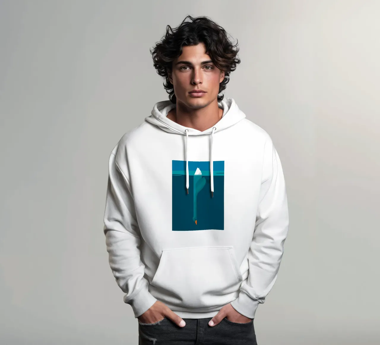 SwanBerg felpa con cappuccio da Elegant Absurd