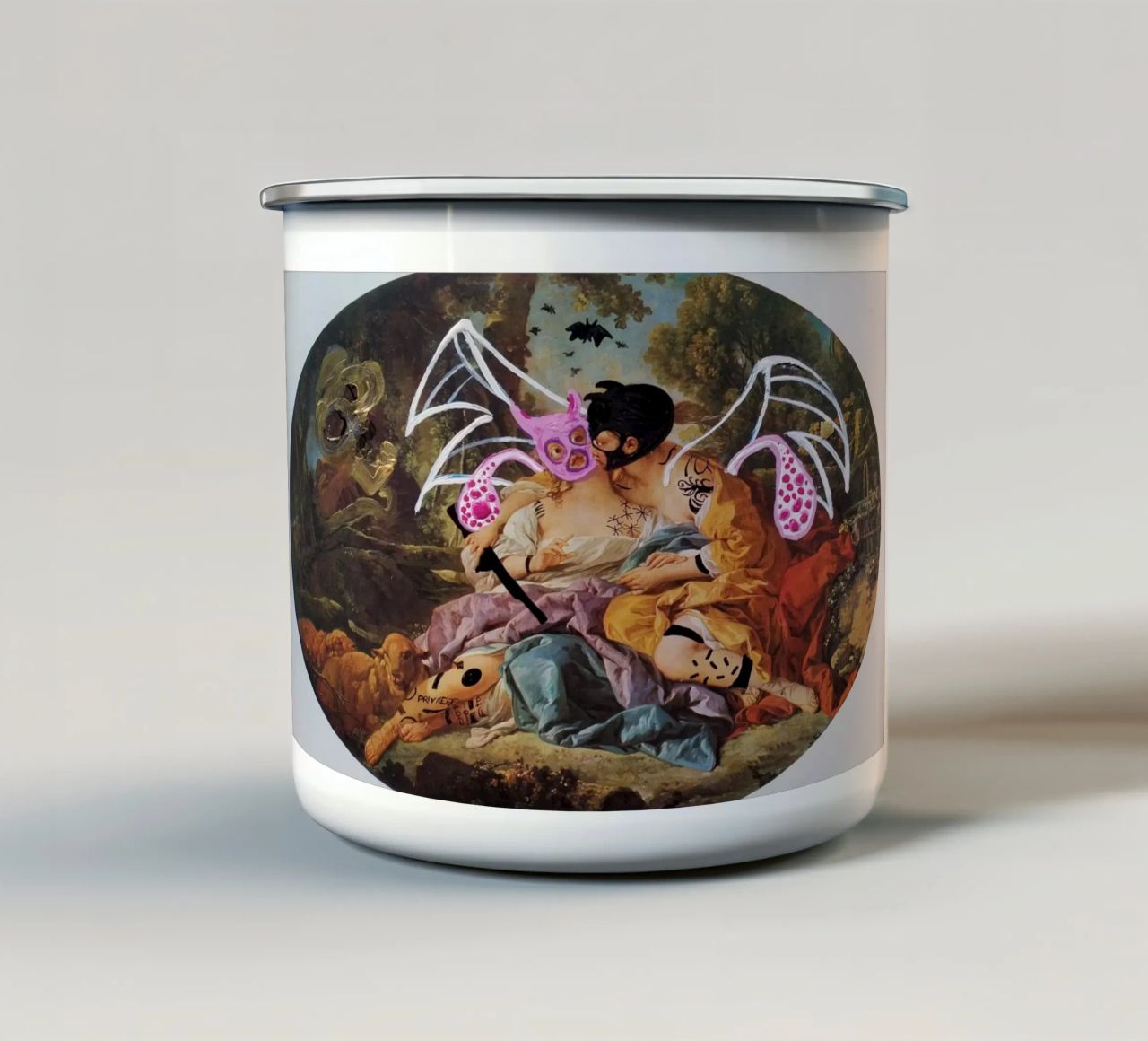 Vuole vendicarsi tazza in smalto da Trash is dada Official