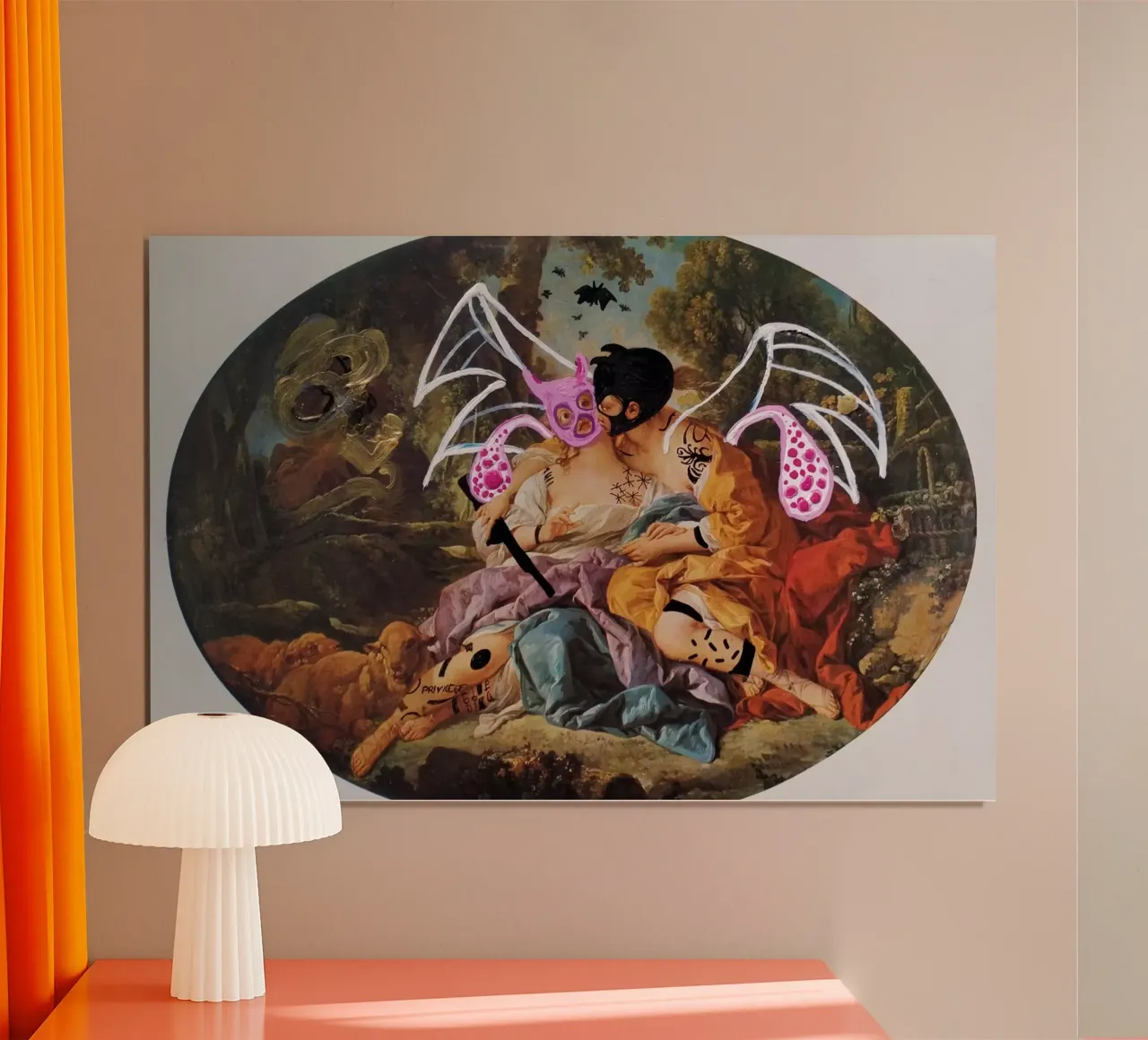 Sie will Rache Poster mit Kunststoffrahmen von Trash is dada Official