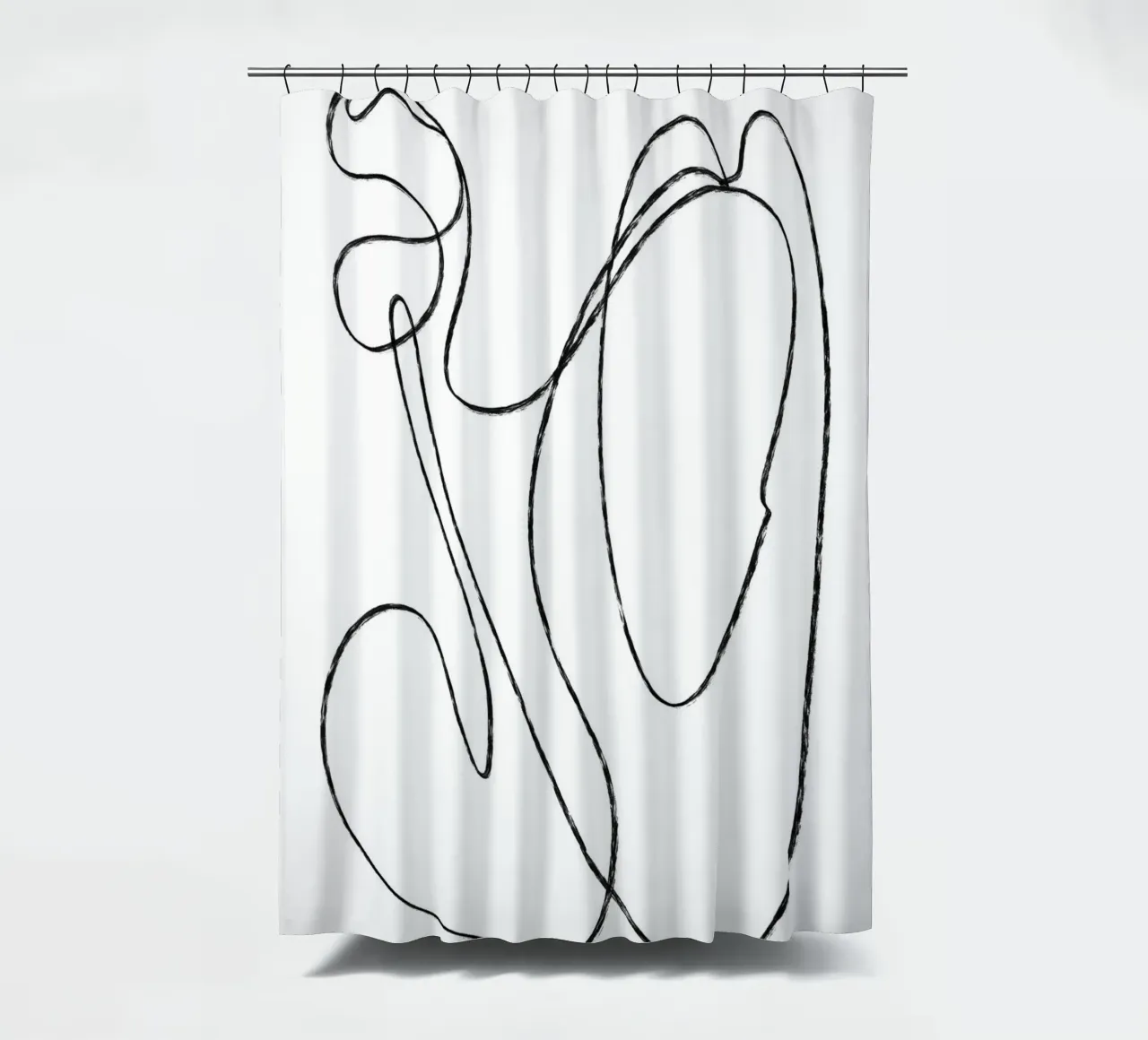 Lion Heart shower curtain by Studio B