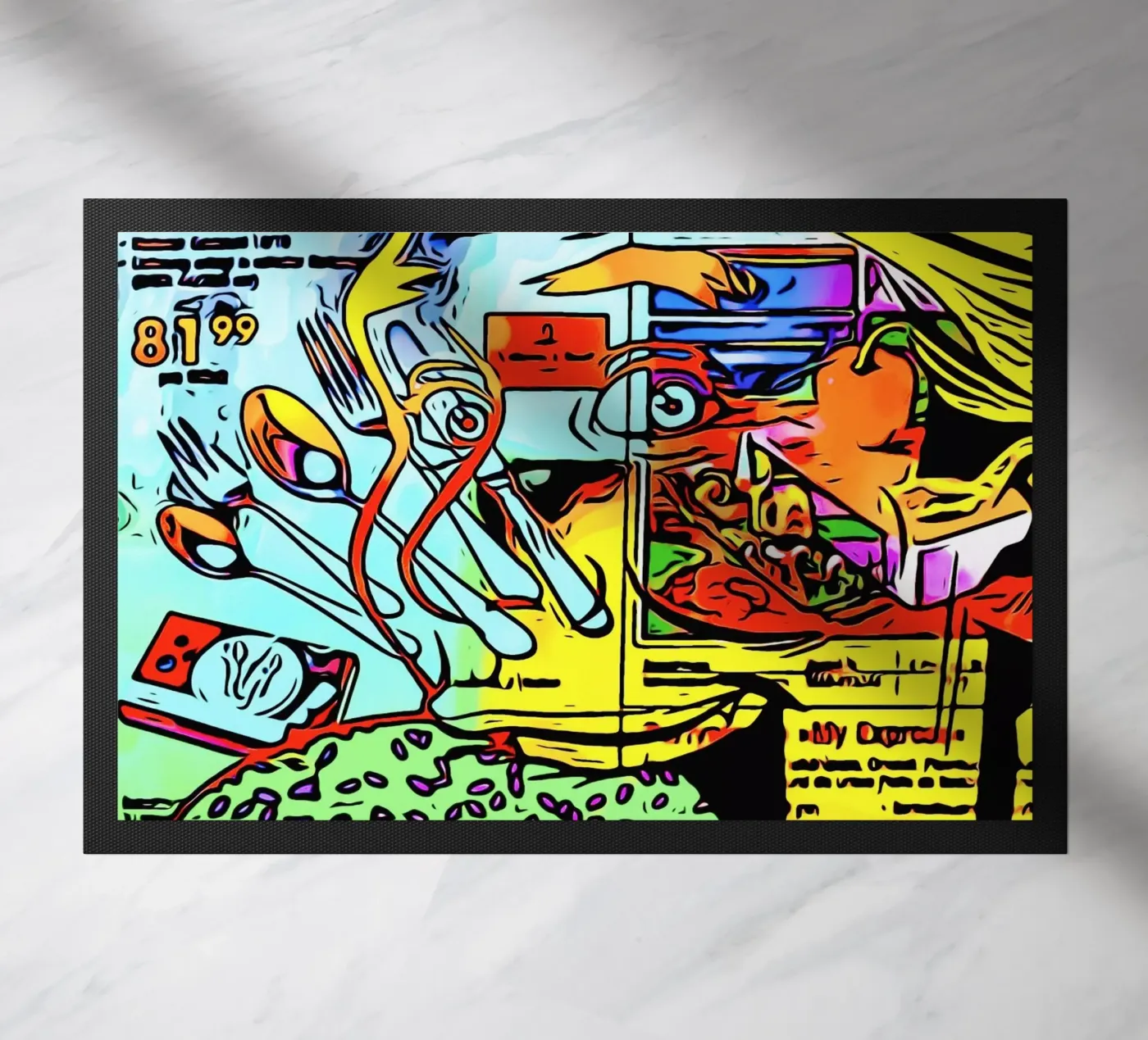 EAT deurmat van ZAMART - PopArt