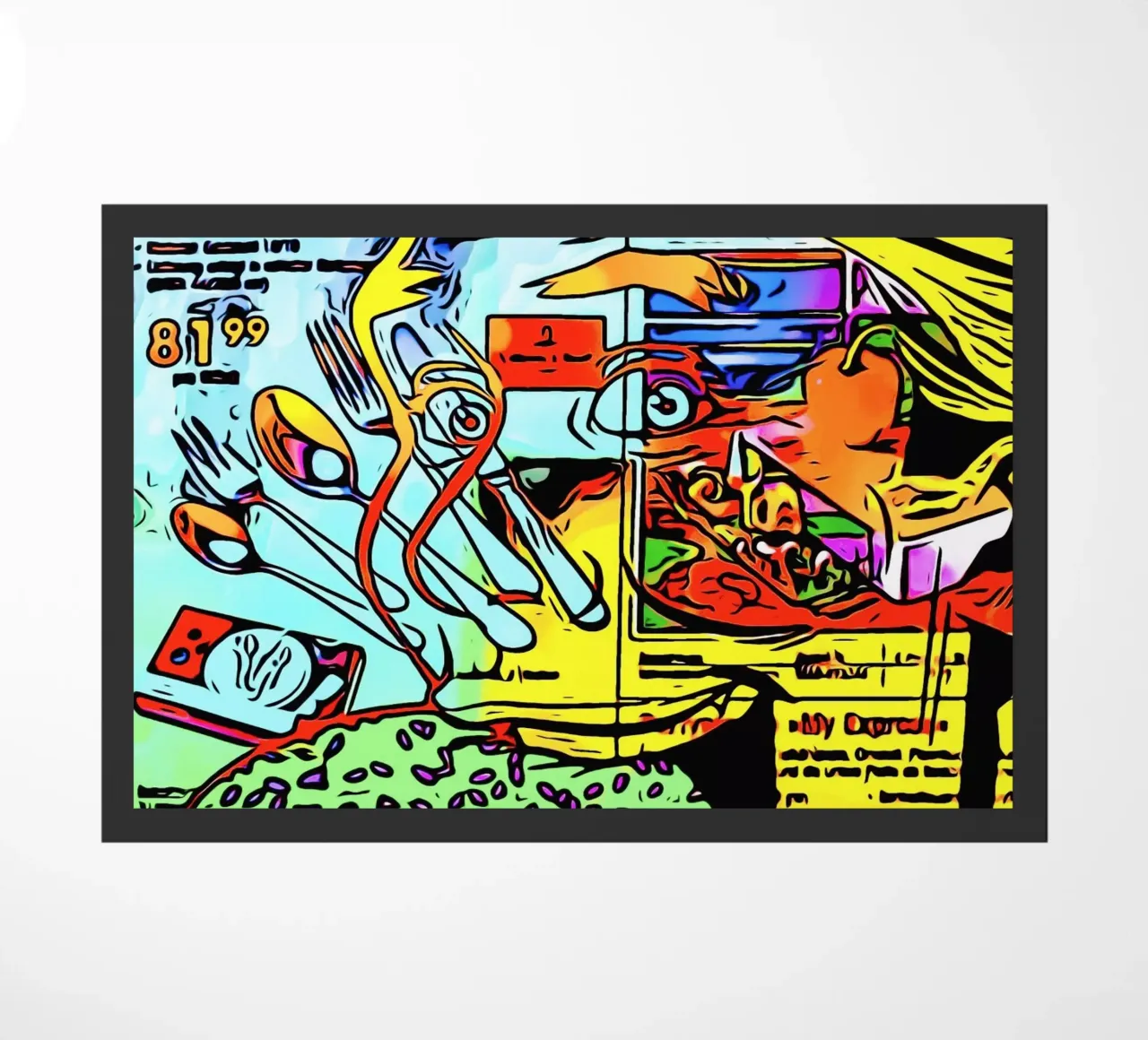 EET deurmat van ZAMART - PopArt