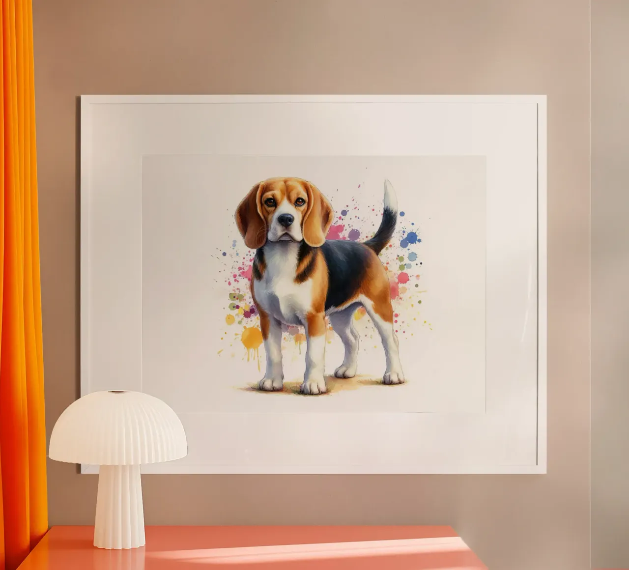 Cane beagle in acquerello carta hahnemühle da 🎁 NOBELART