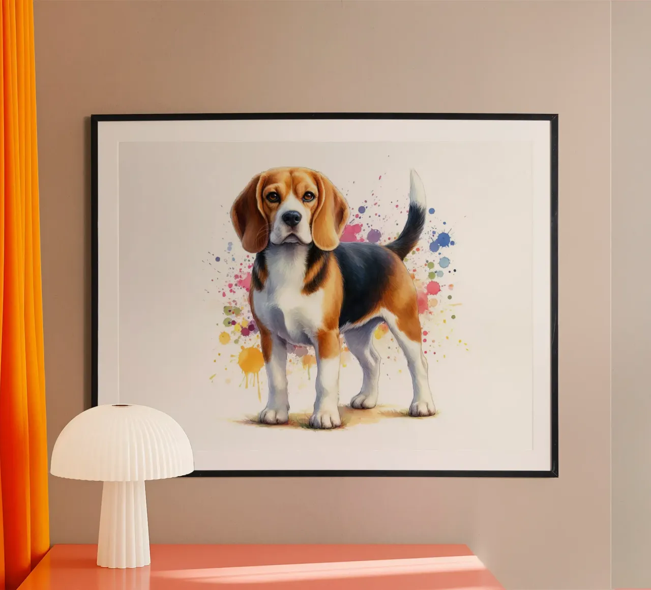 Cane beagle in acquerello carta hahnemühle da 🎁 NOBELART