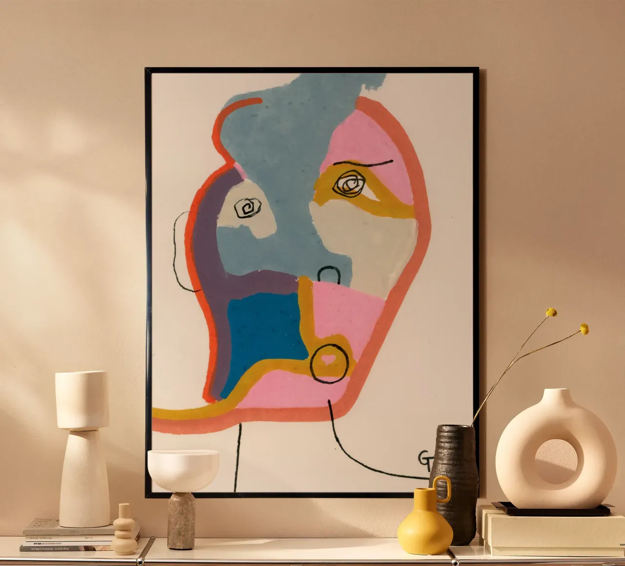 Even the noble and great poster con telaio in legno da gtobonart
